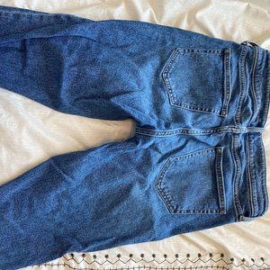 Gap Jeans with fringe bottoms
